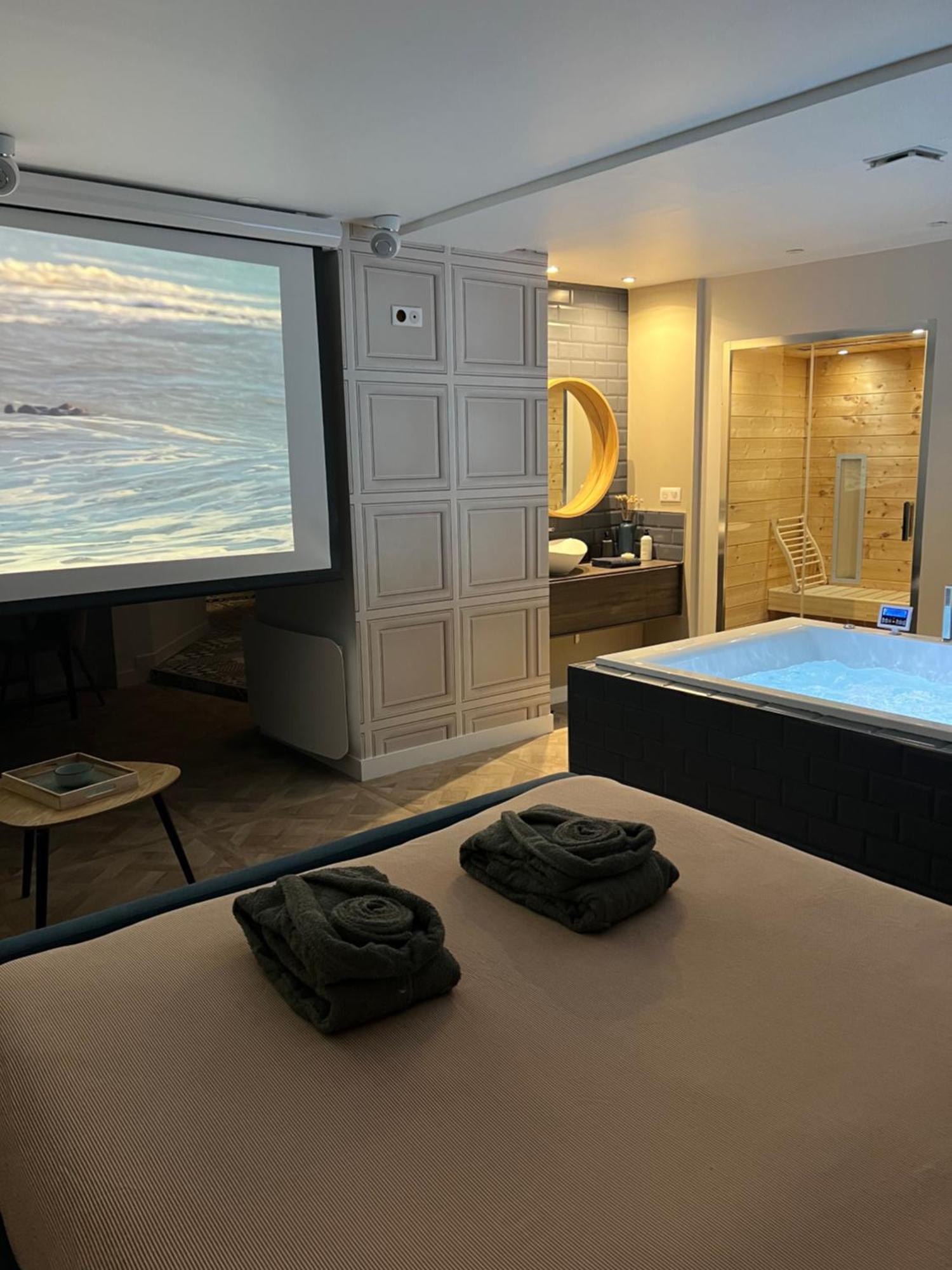 Appartement Avec Jacuzzi Sauna & Home Cinema - Nid D'אנז'ה מראה חיצוני תמונה